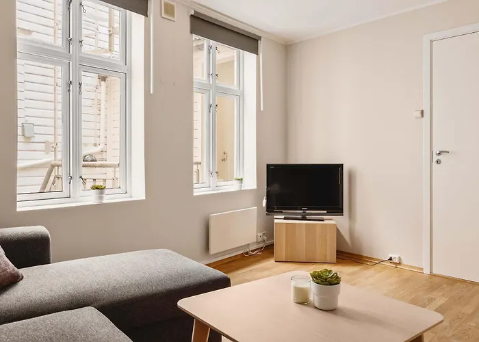 Dinbnb L Traditional Bergenhouse L 10min To Bryggen L 24l7