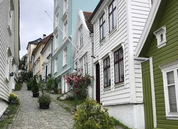 Dinbnb L Traditional Bergenhouse L 10min To Bryggen L 24l7 Appartamento Bergen